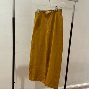 Elegant Mustard Yellow Women's Skirt